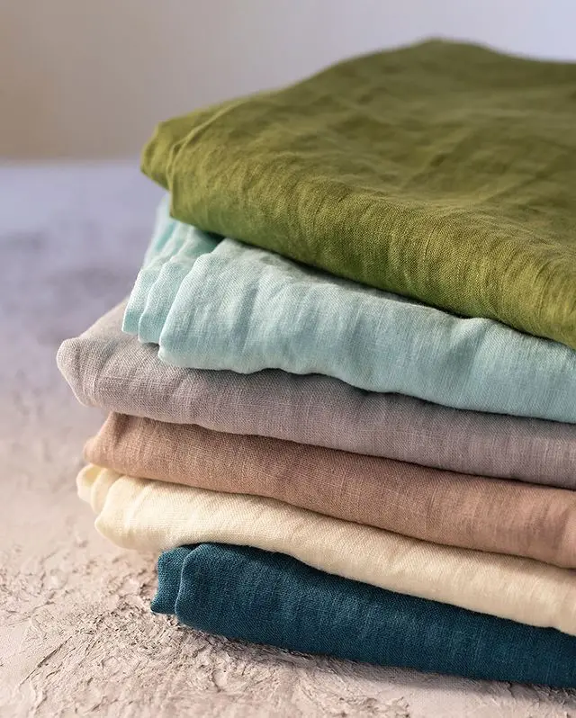 100% льняной ткани ширина 110in может быть использован для простыней на кровать рубашки для мальчиков Одежда для детей, сумка для постельного белья поставщик обработки