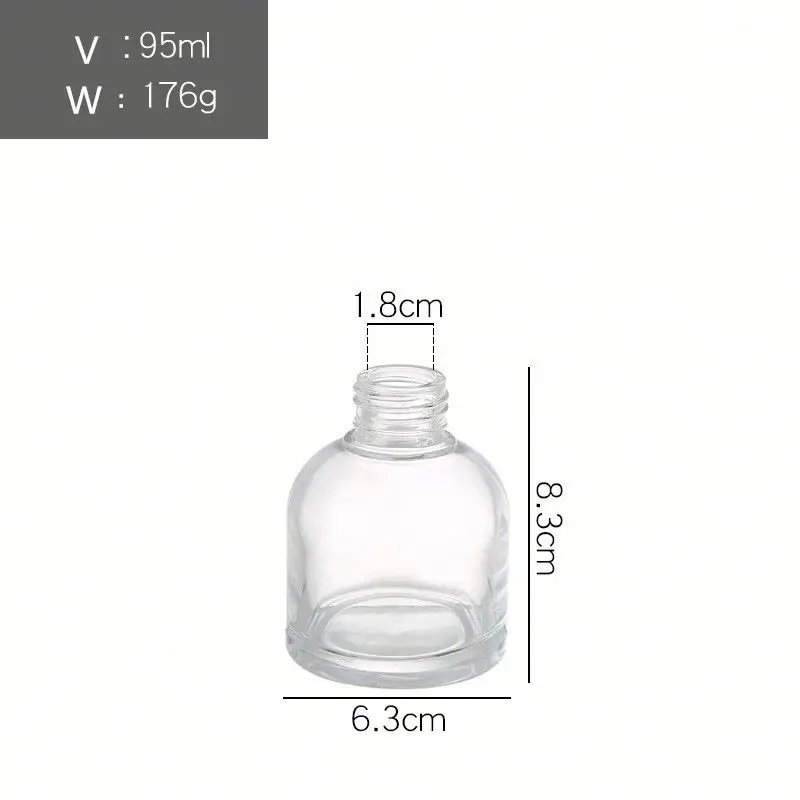 Brand New Diffuseur De Parfum En Verre Vide New Aroma Diffuser Reed Glass Bottle In Stock
