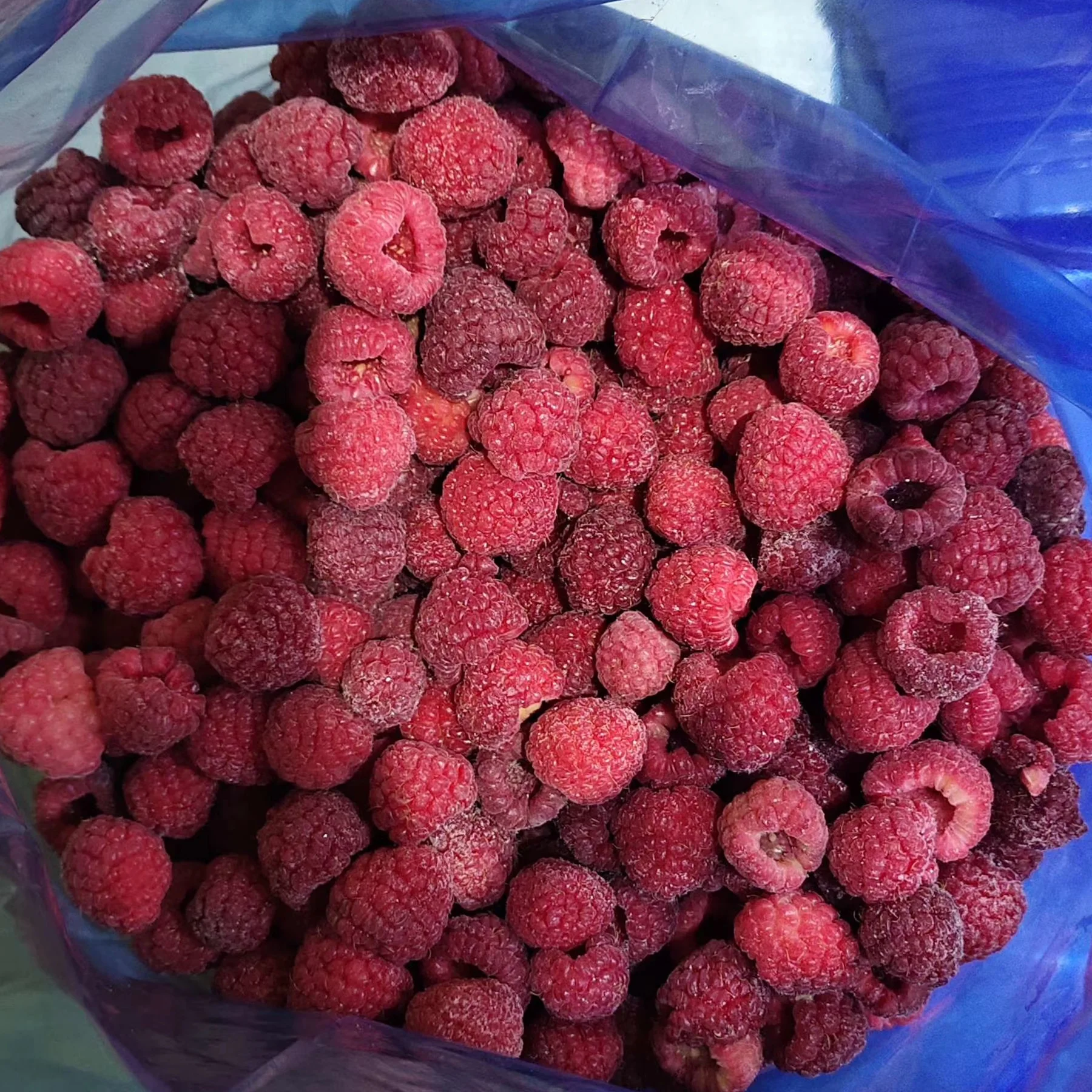 Замороженные фрукты IQF, замороженная Малина, крошка малины, ингредиент фруктового сока или пюре