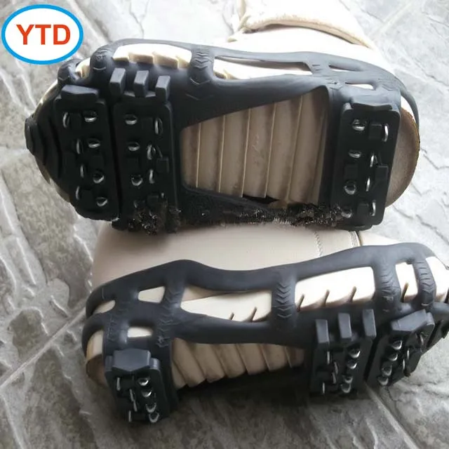 SpikeSnow Winter Grips 24 Teeth Anti-Slip Ice Spike with Durable  Rubber Insole Unisex Free Toe Style