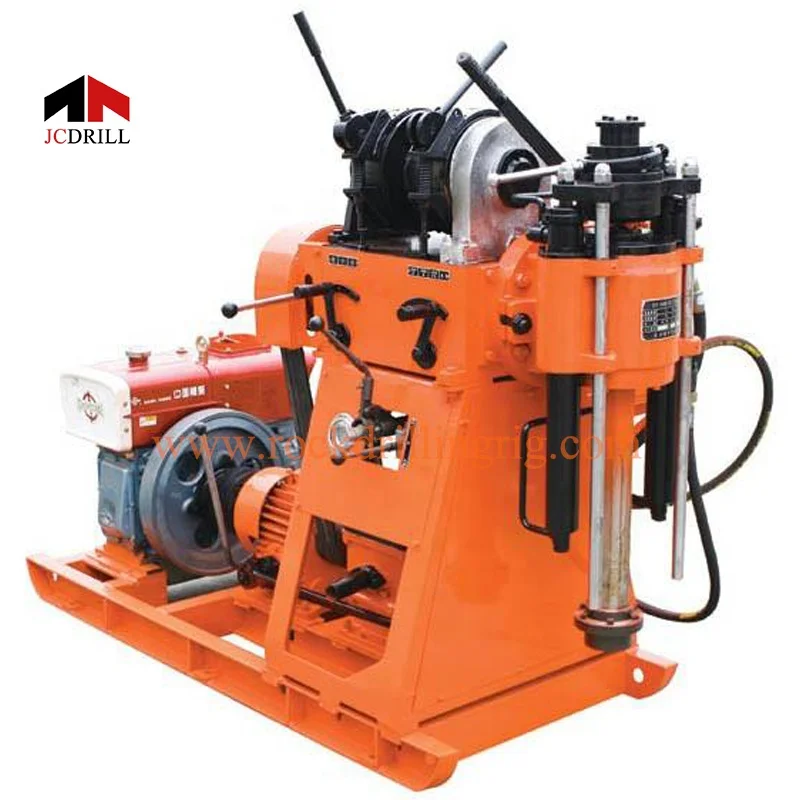 cored drill soil digging core drilling mining machinery with core lifter cases