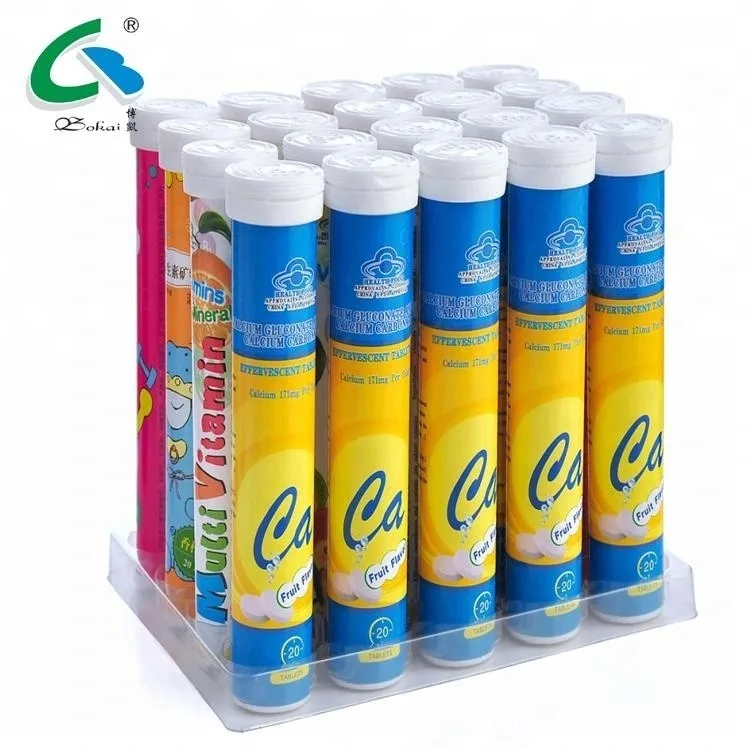 The Most Advanced Effervescent Technology and Best Materials Calcium Gluconate Effervescent Tablet