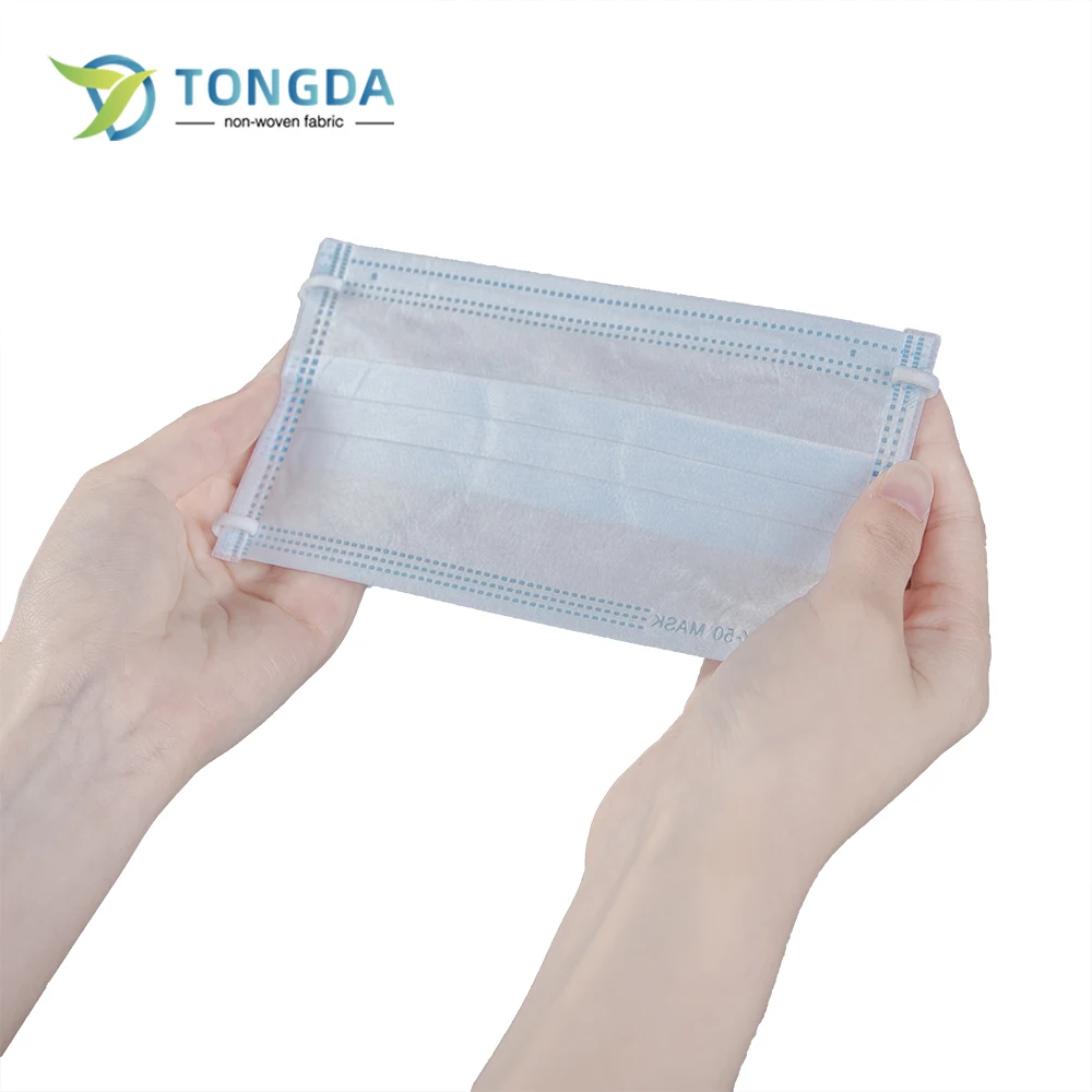 Blue Black White Pink Color Adults Unique Designed 3 Ply Non Woven 3 Layer Medical Individual Ear Loop Disposable Face Mask