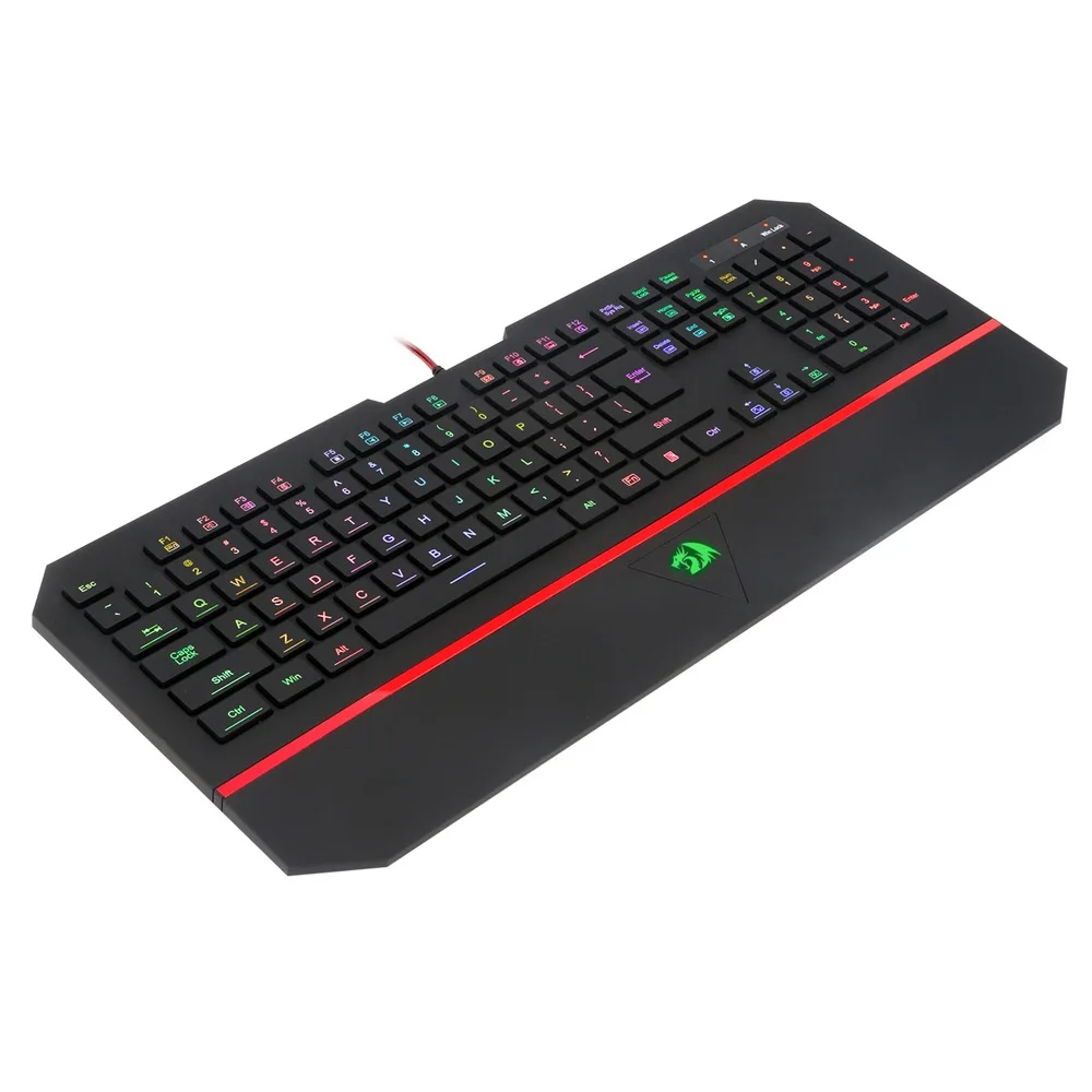 
Redragon K502 ABS 104 Keys gaming RGB backlit wired mechanical keyboard for Desktop 
