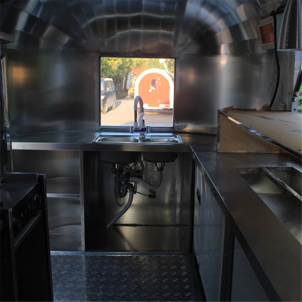 Two Wheeled Multifunctional Mobile Food And Dining Cart Night Market Dedicated Stall Cart Mobile FOOD Cart