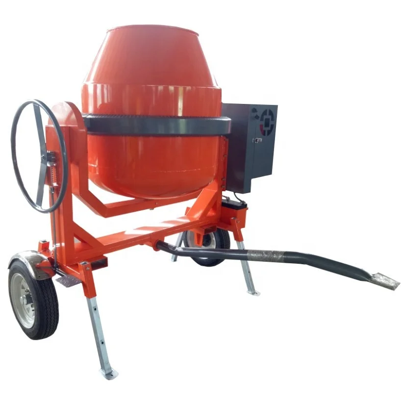 Newly JQ Building Site CE petrol Engine Manual Motor Concrete Mixer Brazil Construction Industry