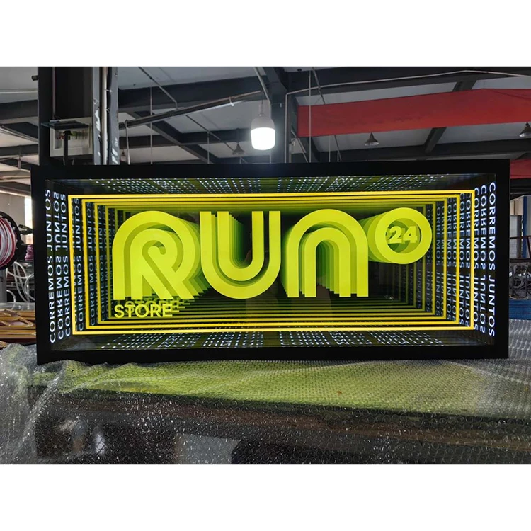 Hot Sale Infinite Endless Mirror Led Neon Sign Mirror Infinity Letter Sign Custom Led Infinity Led Neon Sign Light Decoration 28