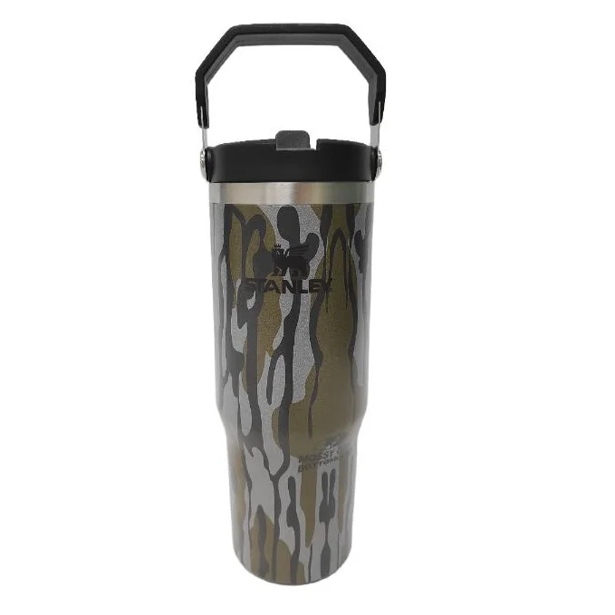 Leopard camouflage print delicate 30oz 40oz  water mug cups with straw designer camo straw cup tumbler