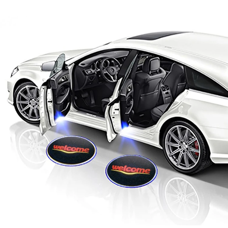 Easy Installation Led car shadow light with 3D projection logo, hot selling led projector logo car door light infrared sensor