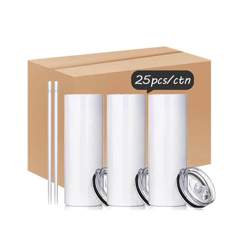 Wholesale 16oz 22oz Straight 2 Lids Stainless Steel Insulated Vacuum Drinkers Cups Coffee Tumbler