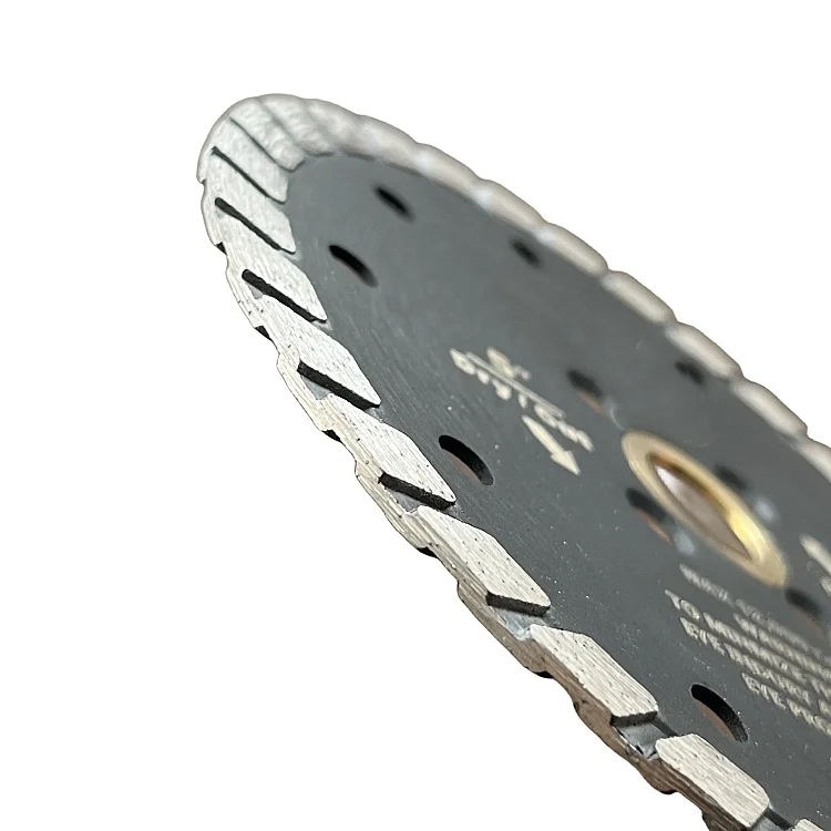 USA quality wet dry cutting 125mm 5 inch wide turbo diamond disk to cut hard stone granite marble