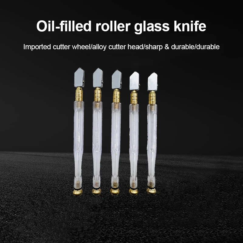 2-19cm   Glass Cutting  Tools Industrial  Diamond Roller-type glass Alloy  Oil-filled Glass Cutters