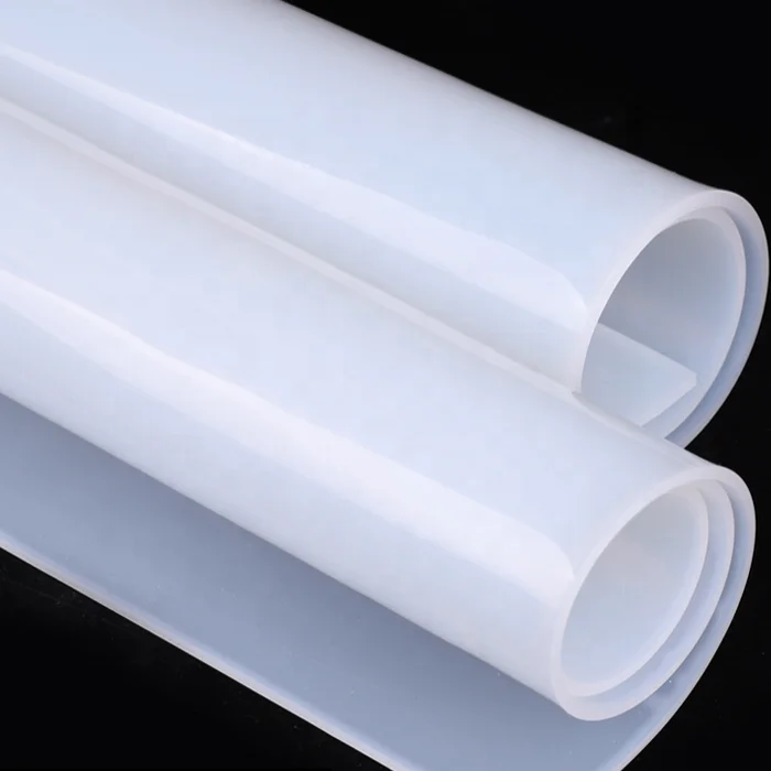 High Temperature Silicone Rubber Sheet Heat Resistant Transparent Mat Pad Cushion Factory Supply Eco-Friendly 1000*1000*4mm
