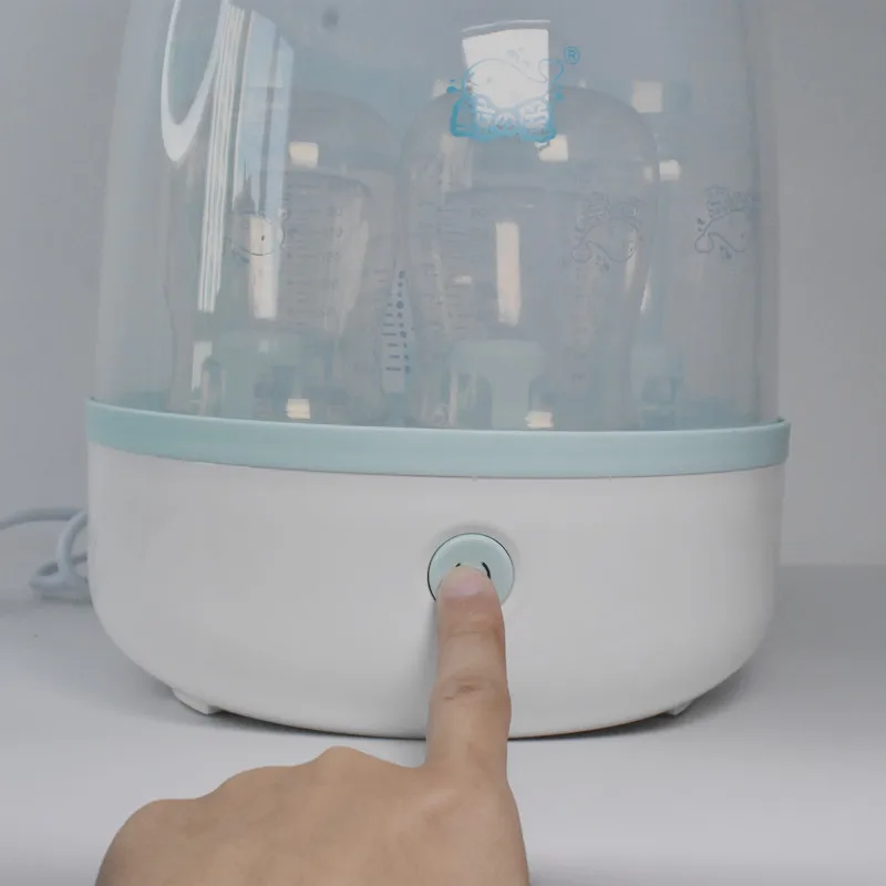 Hot Sale Baby Bottle Sterilizer One Touch Smart High Temperature Steam Sterilizer Holds 6 Bottles BPA Free