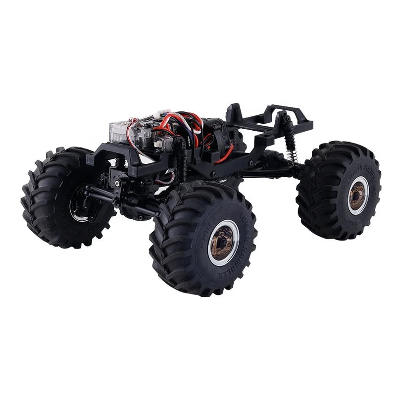 FMS FCX24 Smasher V2 1/24 Scale RTR Big Wheel Car with Portal Axles and Two-Speed Transmission 4WD RC Monster Truck Toy