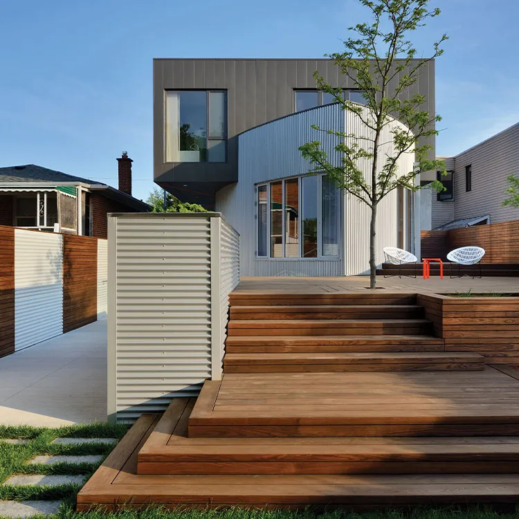 Durable Solid thermowood Boards Decoration For Outdoor Floor