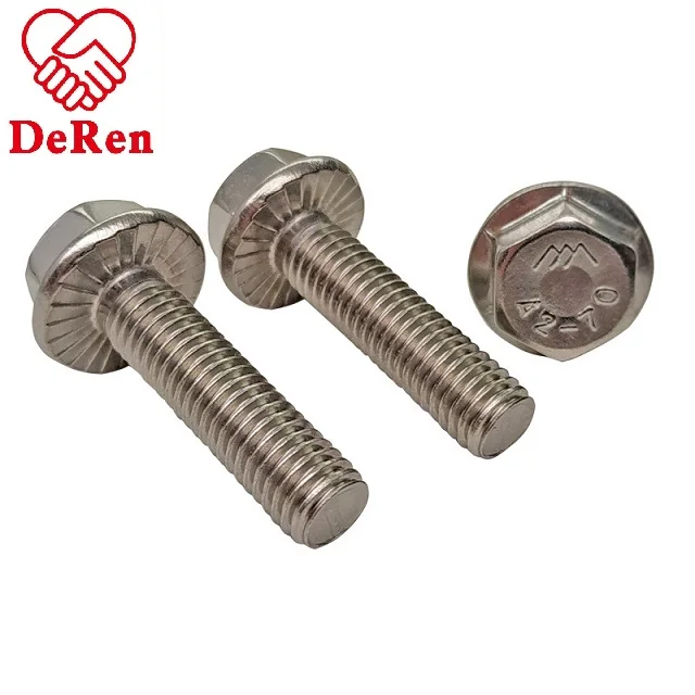 High Quality Factory Price Flange Bolt Hex Head Flange Bolt DIN6921/DIN6922