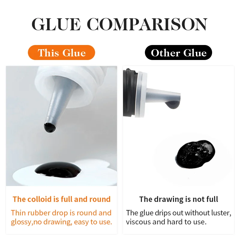 Best Transparent black eye adhesive 0.5s 1s 2s 3s korea eyelash glue eyelashes and glue eyelash adhesive