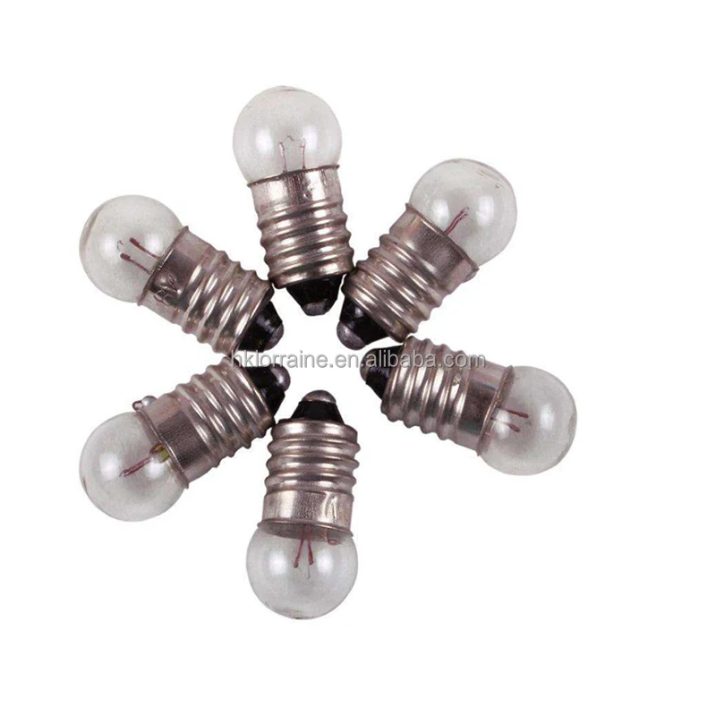 E10 Screw Mini Bulbs 1.5V 0.3A Warm White Bulb Light and E10 Mini Bulb Holder  1.5V / 0.3A 2.4V3.6V3.8V4V4.5V4.8V6V12V 0.2A0.3A