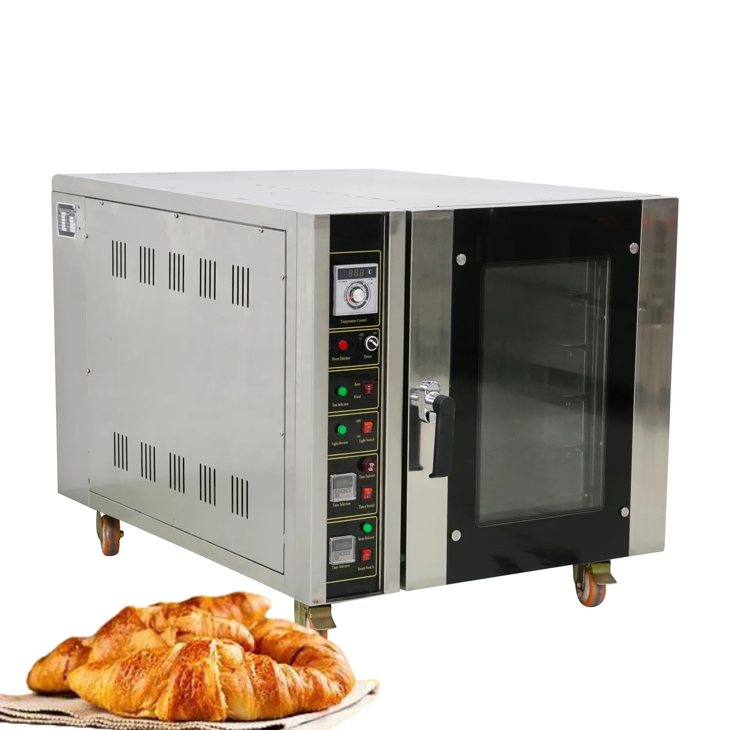 Industrial Multi-functional Bakery Baking Equipment 5 Trays Gas Convection Oven For Good Price Sale
