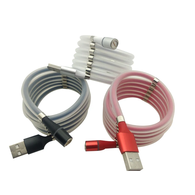 
Self Winding SuperCalla Magnetic Charging Cable for micro type-c iphone 