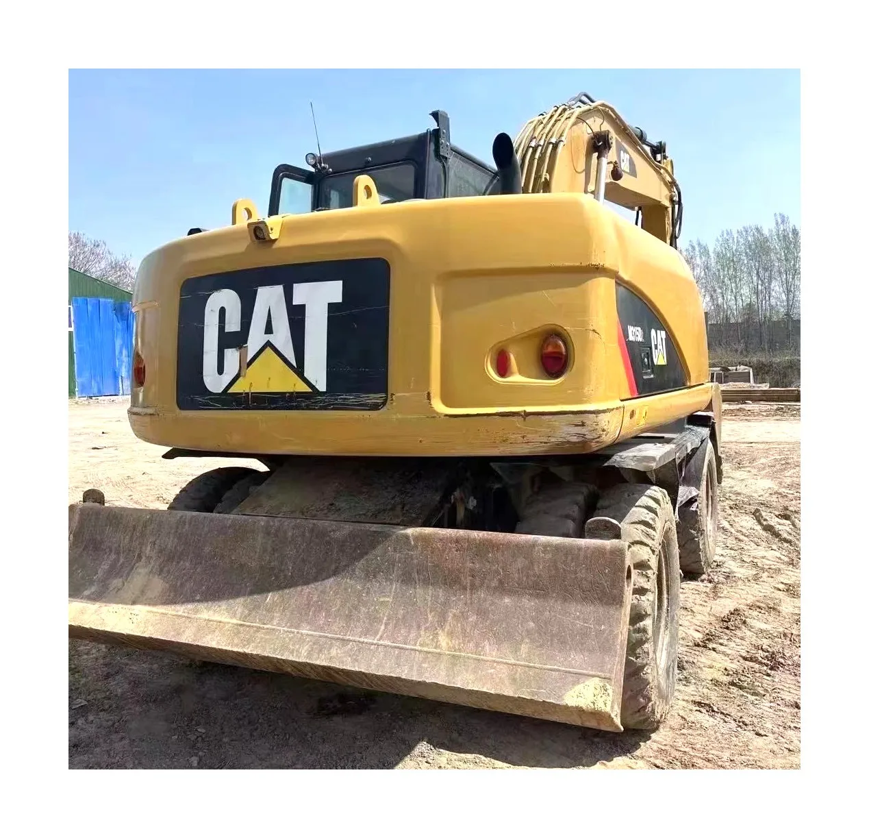 Secondhand caterpillar cat M315d wheel loader  Factory supply excavator 4 tires digger High power construction machinery