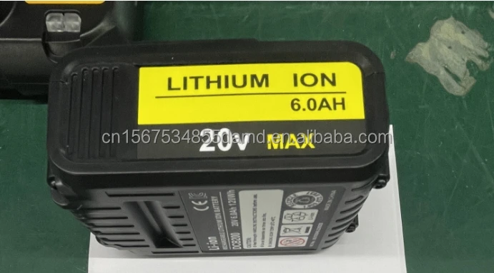 High-performance RHY 20V 5ah Lithium-Ion Batteries DCB180 DCB200 Compatible with Dewalts 20V Power Tool Battery