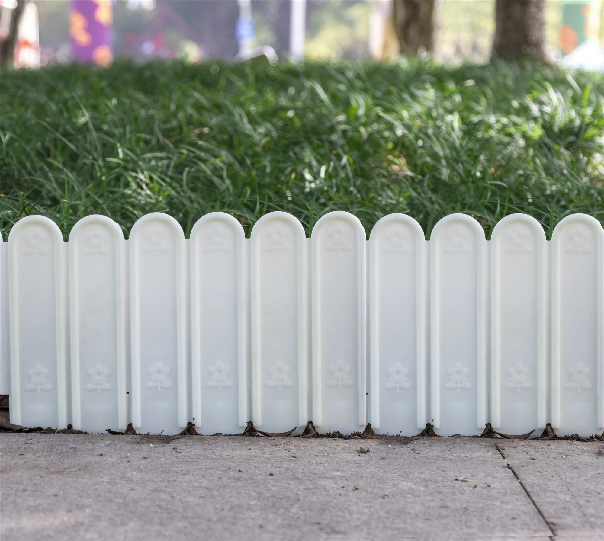 Plastic Fence Decoration Plastic Garden Fence Miniature Indoor Garden Border Grass