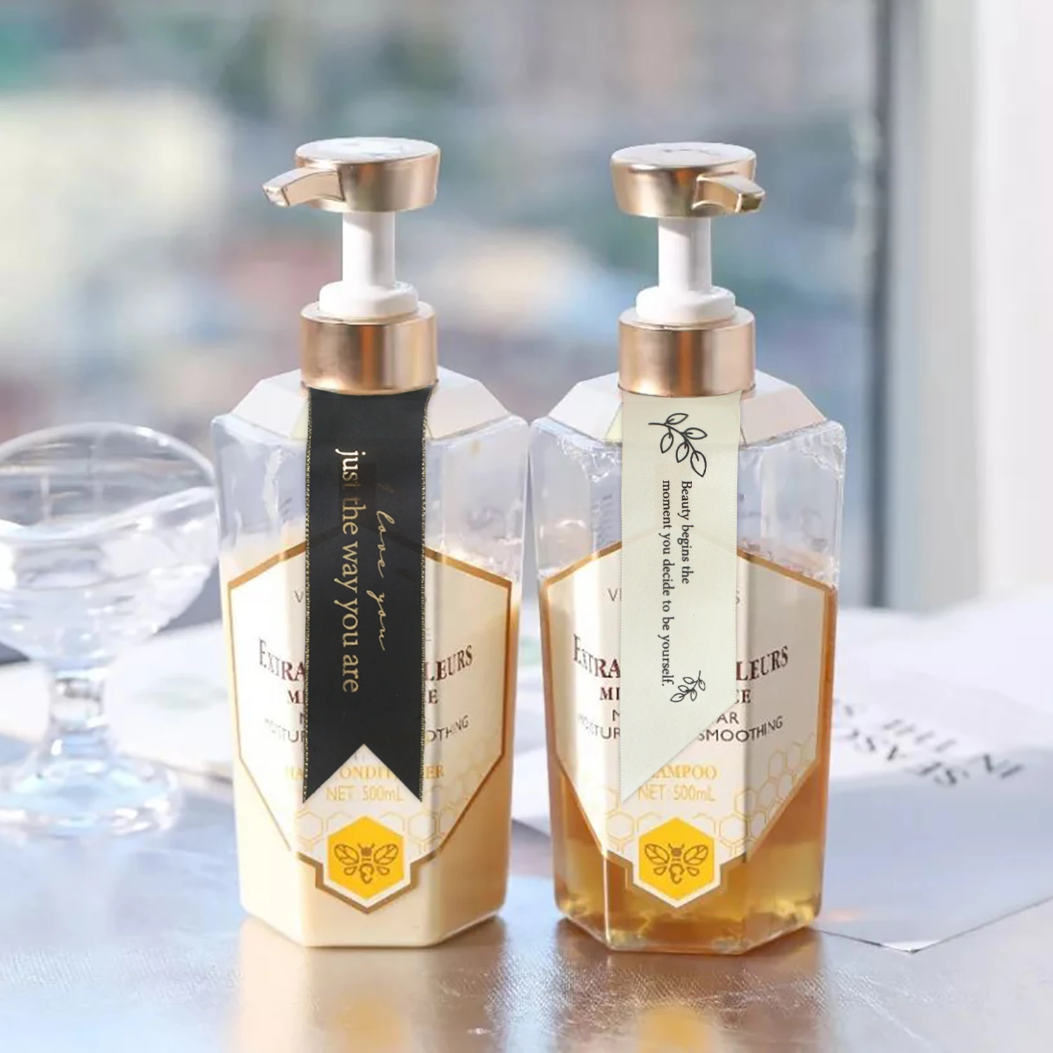 Midi Factory OEM High Quality Custom Logo Print Shower Gel Decorate Cut Ribbon for Daily Necessities Cosmetic