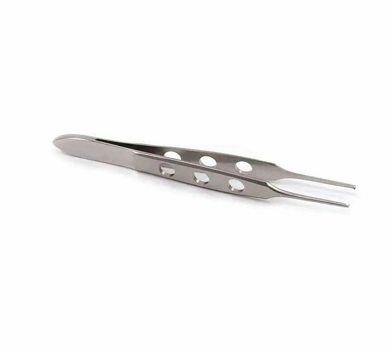 Bishop-Harmon Straight Forceps 1 x 2 Teeth Eye Ophthalmic Surgical Instruments Stainless Steel