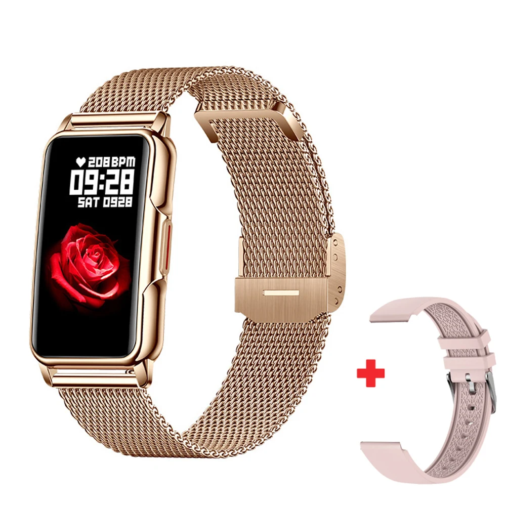 Smart Watch 2023 Women Diamond Strap Ladies Smartwatch Heart Rate Blood Oxygen Monitor Wristband for Android IOS Phone Watch