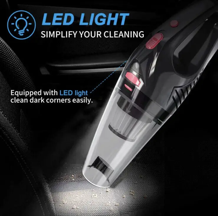 Wireless Handheld Car wet Vacuum For Home Appliance Car Clean Products Cordless Vacuum Cleaners Carpet Power Suction Floor mop