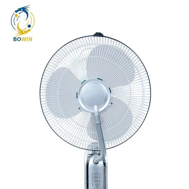 16 inch Standing Water Mist Fan Humidifiers 3.2L Mist Water Spray Remote Control