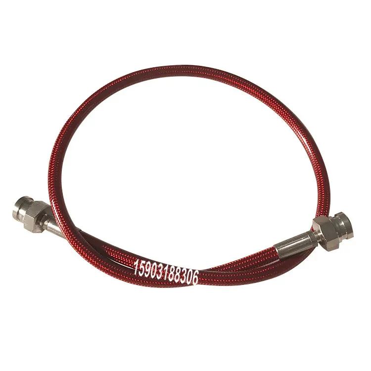 
3AN AN3 PU covered Stainless Steel Braided PTFE brake line With both side Hexagonal Joint 