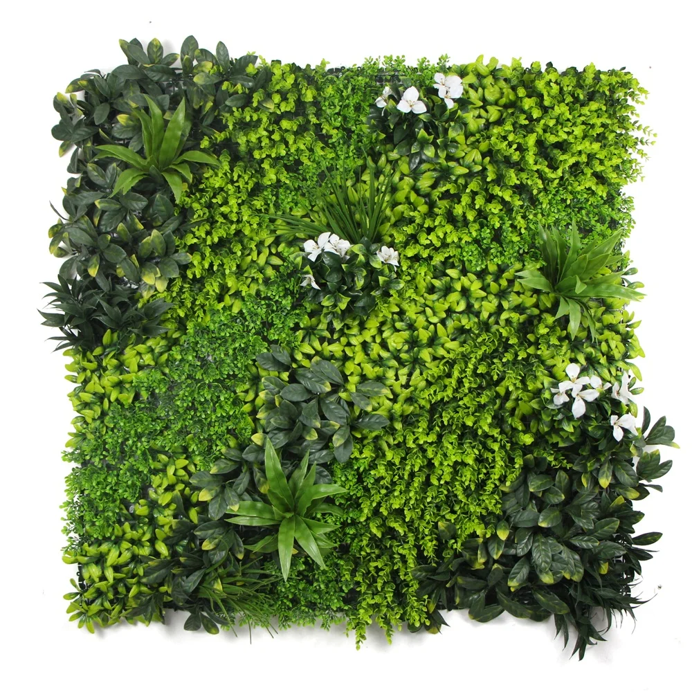 Anti-UV artificial wall plant decorative artificial boxwood panel for garden