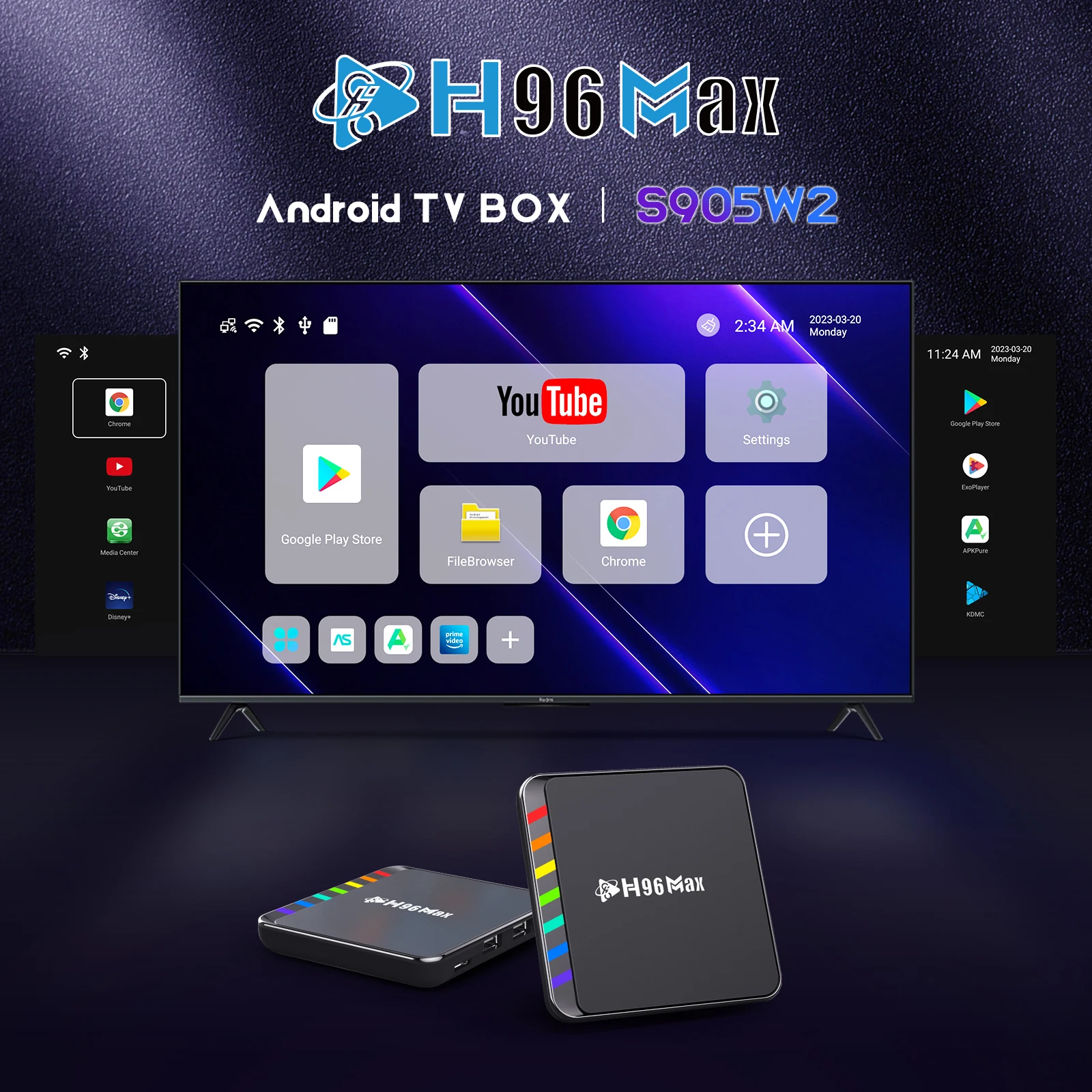 Shizhou Tech(original H96 factory)OTT 4k Android 11 HK1 RBOX-W2 Super Amlogic S905W2 Quad Core Internet Smart Android Tv Box