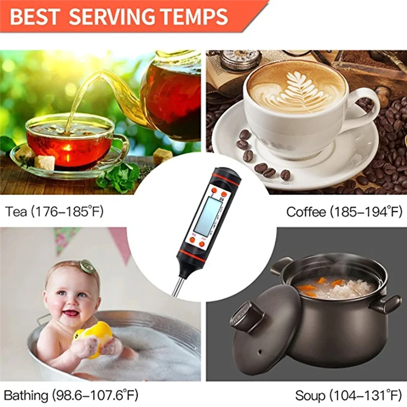TP101 Pen style Wireless BBQ/Meat/Water Thermometer Digital Cooking Thermometer with Probe