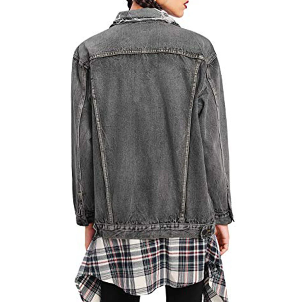 Wholesale street wear jacket fashion jeans jackets for women