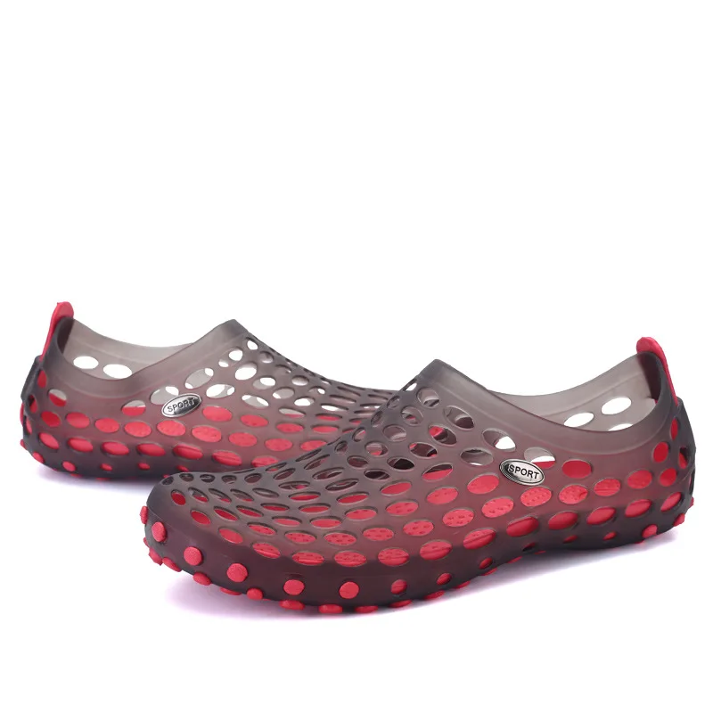 Mens Womens Garden Clogs Lightweight Breathable Outdoor Beach Sandals Jelly PVC shoes