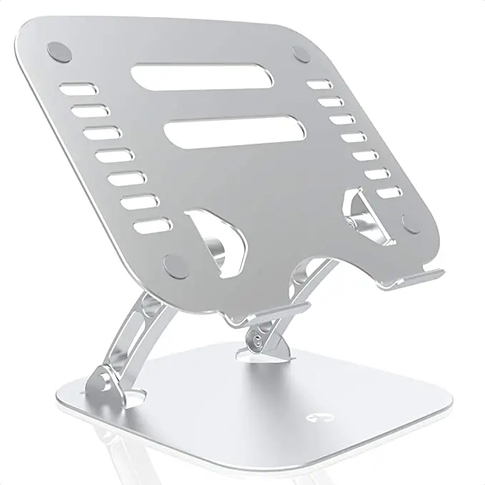 Подставка для ноутбука, алюминиевый эргономичный портативный компьютер, подставка для ноутбука, регулируемая подставка с несколькими углами