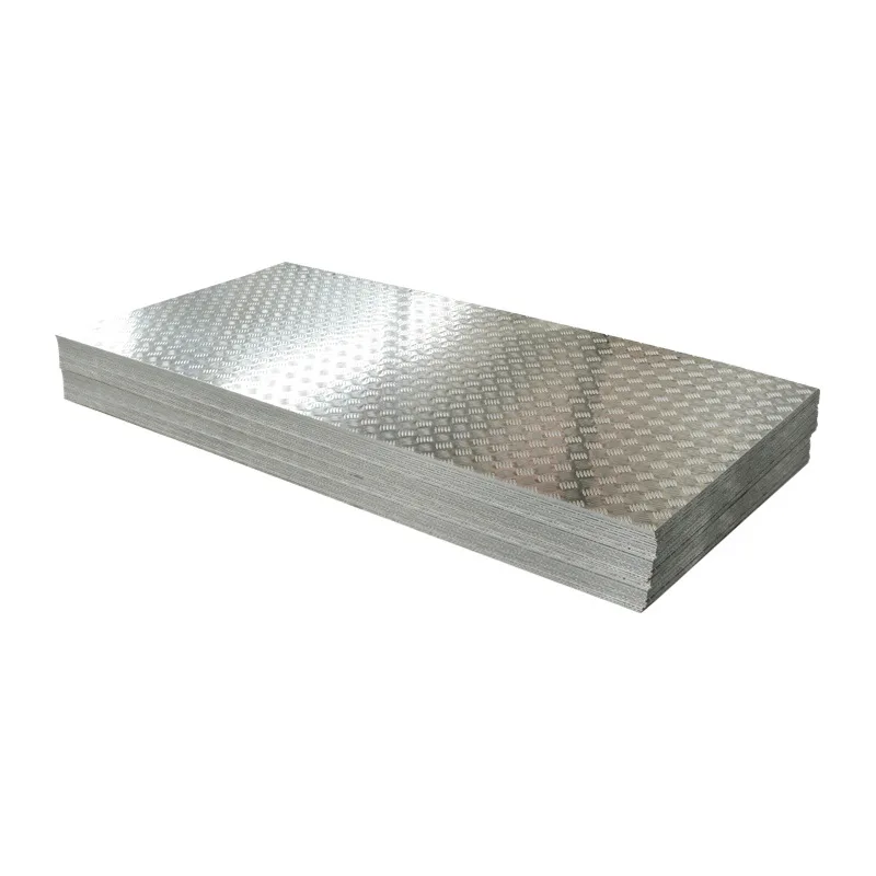 Embossed Aluminum Sheet Price 1060 H24 3003 5052 Ho Checkered Embossing Plate