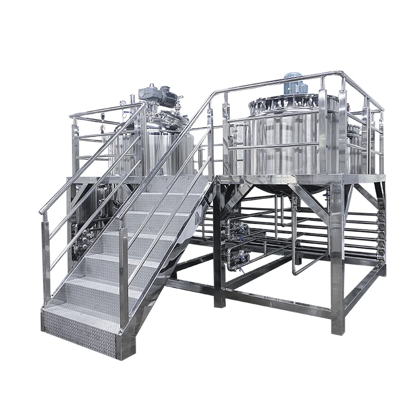 Emulsifying Homogenizer Vacuum Mixer Mixing Machine With Emulsifier