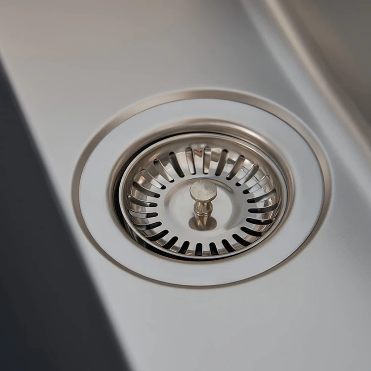 2024 New Modern Hotel Stainless Steel Rectangular Bowl Steel SUS Brushed Vessel Sink 304 Stainless Steel Kitchen Sink