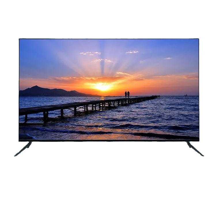 Factory wholesale Slim Flat 4K Curved 50 55 60 65 70 75 85 inches android tv Smart Tv lcd tv