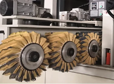 Woodworking Brush Sanding Machine Wood Door Sander Automatic Wood Polishing Machine