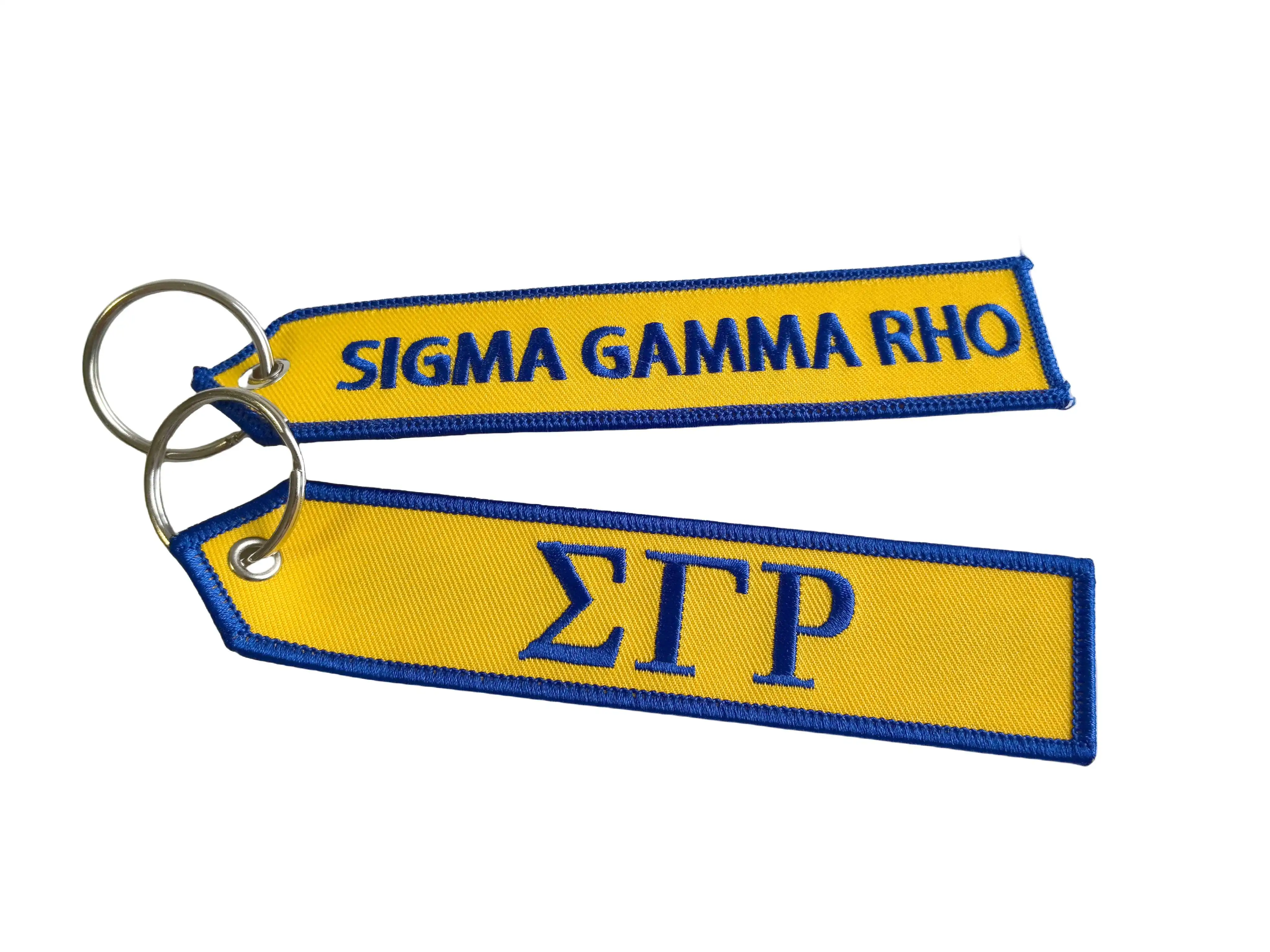 Signa Gamma Rho Embroidery Keychain for Greek Sorority as Gifts