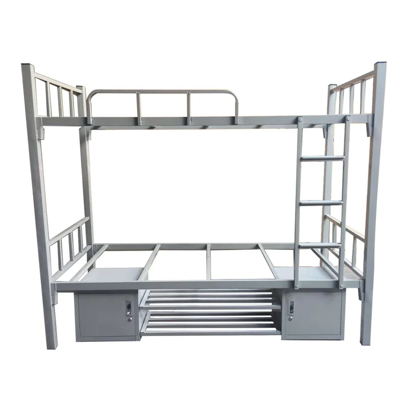 Modern Metal Bunk Beds for Adults Efficient Use for Student Apartments Rent Bedroom School & Hospital Dormitory Bed