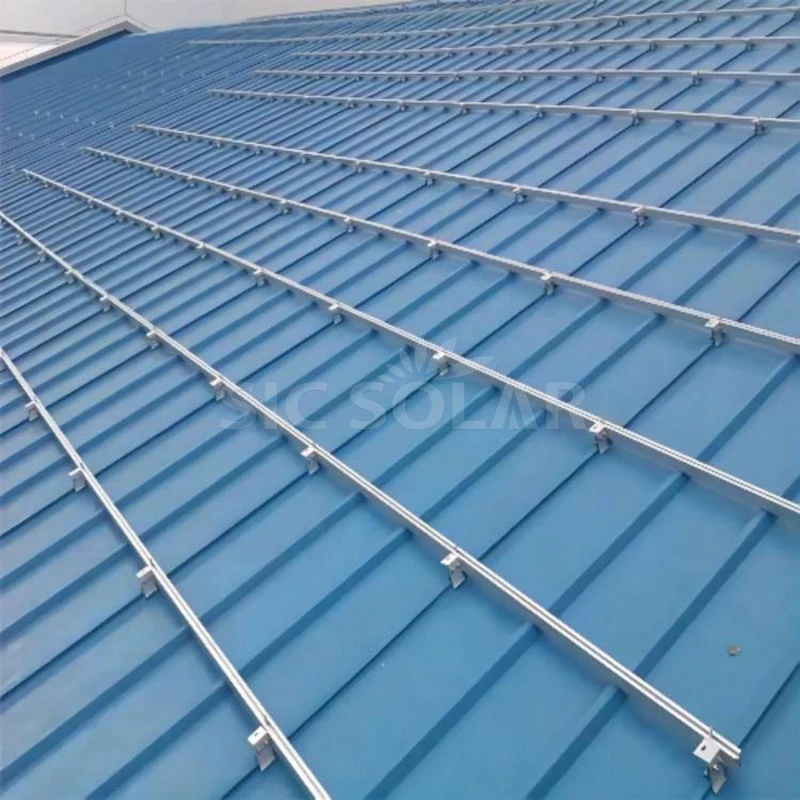 Pv Standing Seam Roof Solar Mounting Solar Tin Roof Clamp Solar Aluminum Clip Lock