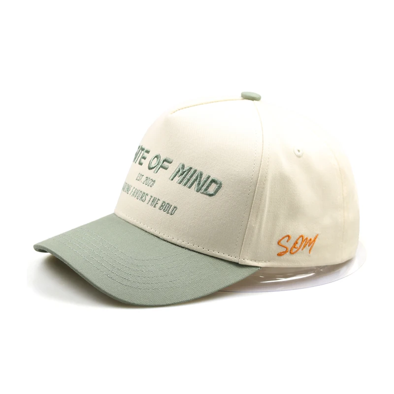 Hat Spring Summer Women Outdoor Sport Baseball Cap 5 Panel Two Tone Hybrid Hats