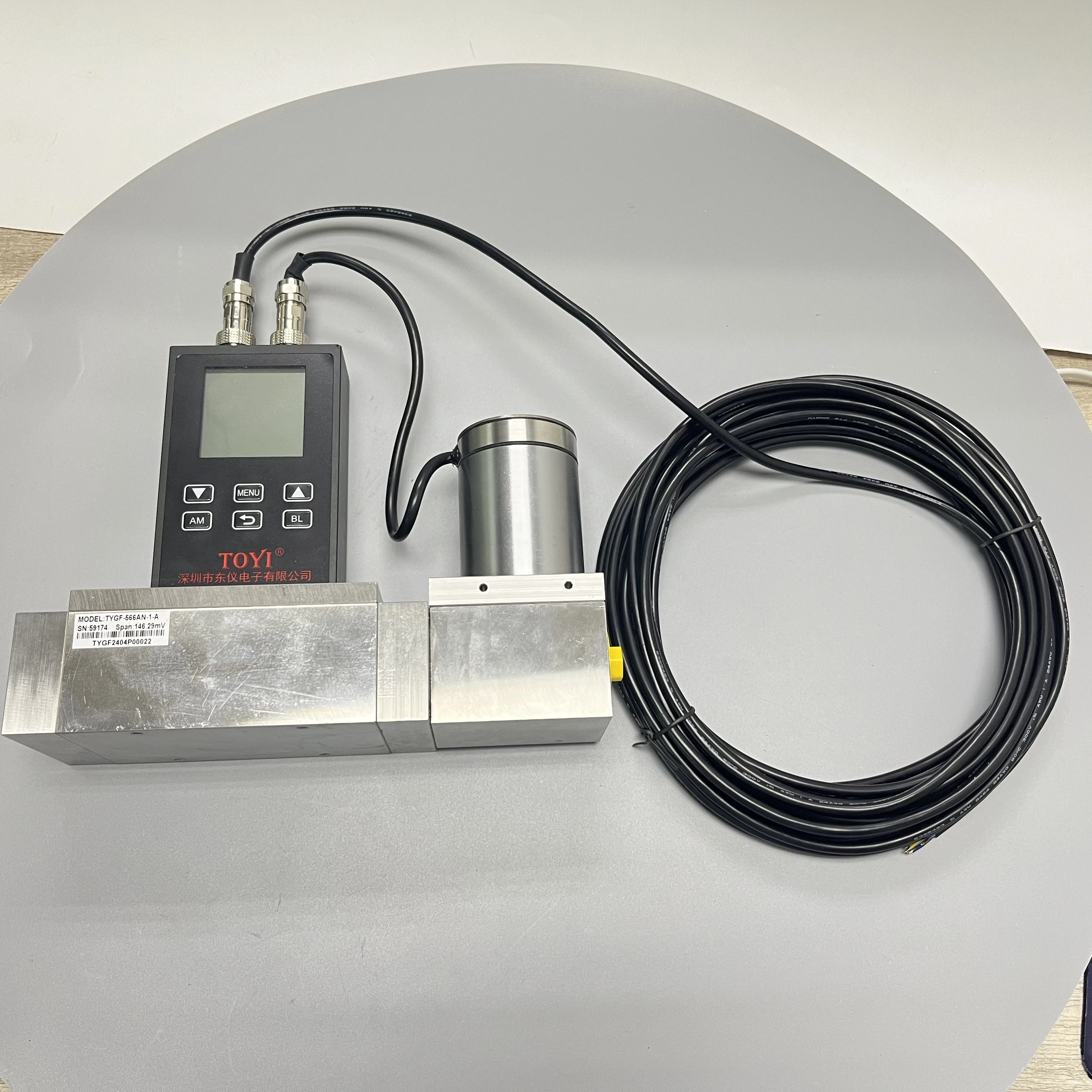 Precision Digital Display Gas Flowmeter Customizable Nitrogen Hydrogen Gas Mass Flowmeter Controller OEM Support Ball Valve Type